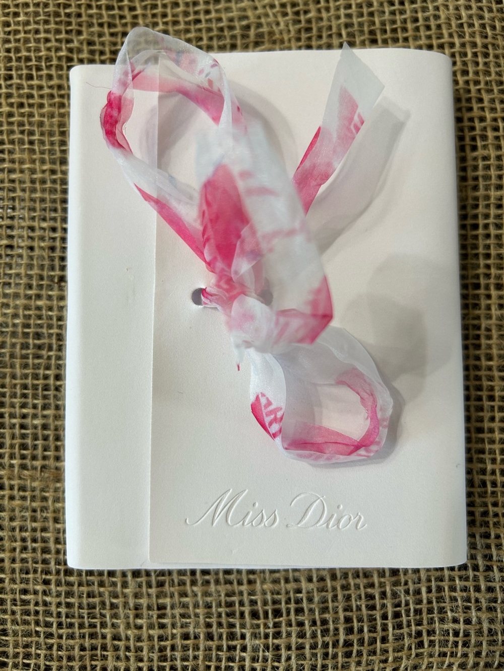 Miss Dior Carnet Notebook with a matching pencil GWP